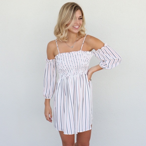 white striped tunic dress - Picture 4 of 4